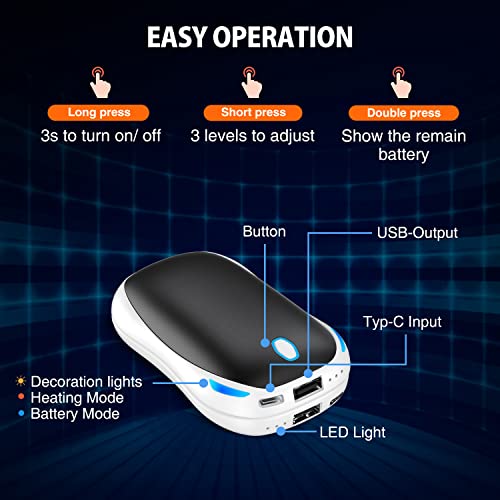 Gabless Scaldamani Ricaricabile 10000mAh
