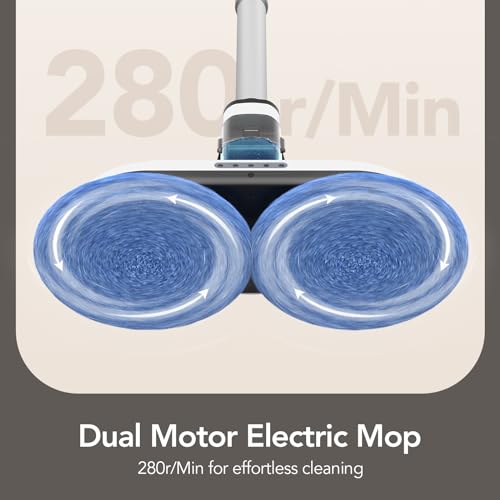 Idoo EM002-001 Electric Mop, Upgraded Floor Scrubber Electric Spin Mop thumb #4