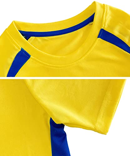 Image of M2C Kids Soccer Uniform Athletic Jersey Shorts Socks Set