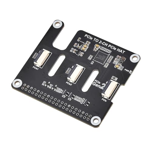 Módulo de expansión apilable doble PCIe HAT contra la falta de puertos en placas de desarrollo 4