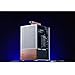 JONSBO T6 Silver ITX PC Case, Mini Tower Aluminum Computer Case, with Multifunctional Handle, Walnut (Solid Wood) Panel.MB:DTX/ITX,Silver Chassis
