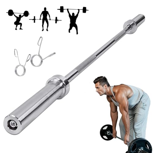 tonchean 4ft Barbell Bar - Heavy Duty Straight Weight