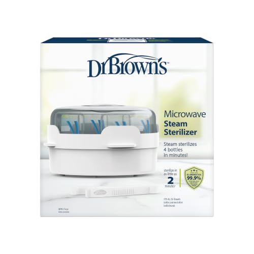 Dr. Brown's Microwave Steam Sterilizer for Baby Bottles and Essentials - image 6