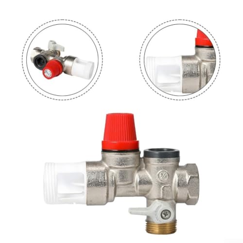 Válvula de seguridad para termo eléctrico DN20 con grifo antirretorno 7