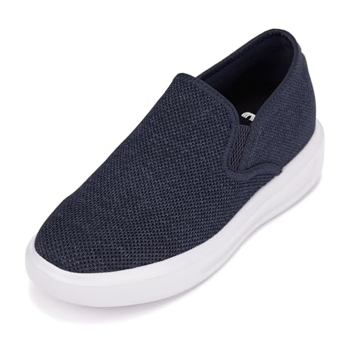 Image of CALTO Men's Invisible Height Increasing Elevator Shoes - Fashion Lightweight Slip-on Sporty Sneakers - 2.8 Inches Taller