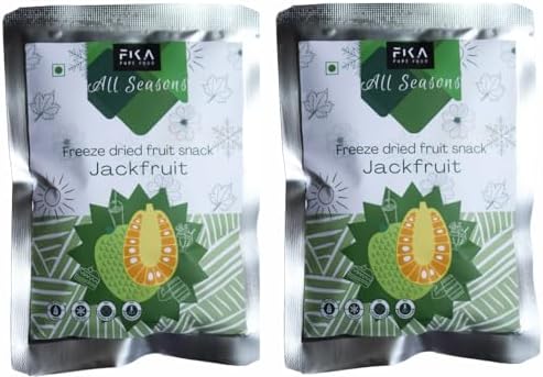 FIKA PURE FOOD Dried -Freeze Dried Jackfruit Snack: Jackfruit 150 gms(pack of 10 each 15 g)| 100% natural| no preservatives|healthy snacks for both kids and adult