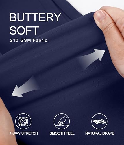 Image of YESWEL Scrub Pants for Women - Slim Fit High Waisted Cargo Joggers with Yoga Waistband & 5 Pockets, 4-Way Stretch