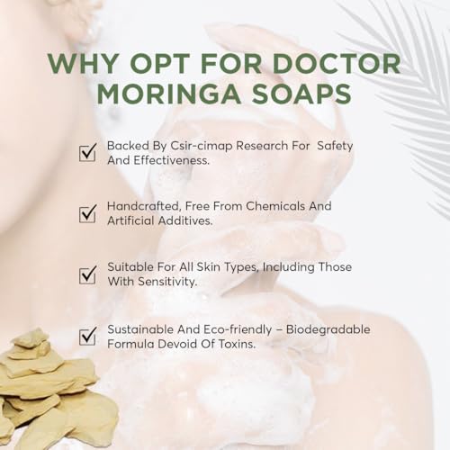 Image of Herbal Handmade Bathing Soap 100gm (1 Piece) | Multani Mitti Soap for Deep Cleansing | Removes Dirt & Impurities | No Mineral Oils | Suitable for All Skin Types