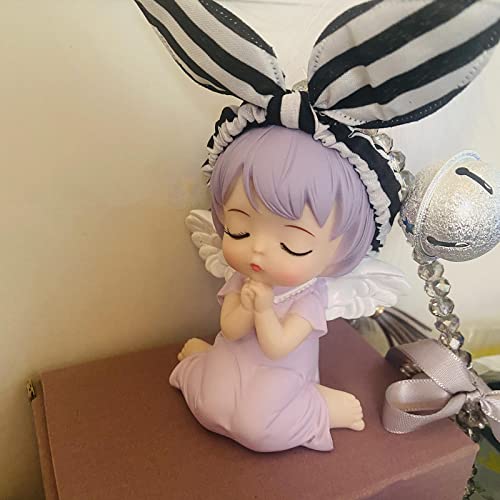 Car Pendant Interior,Swing Girl Angel Car Ornament,Rearview Mirrors Charms Ornament,Automotive Interior Mirrors,Car Men And Women Supplies,Cute Vehicle Interior Decor Car Accessories Women #TOP4