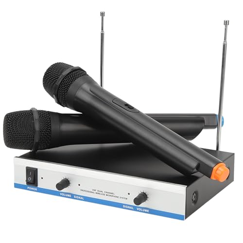 Microfone Sem Fio, Som Puro 100-240V Profissional Elimina Ruído de Fundo Cantando Microfone Sem Fio