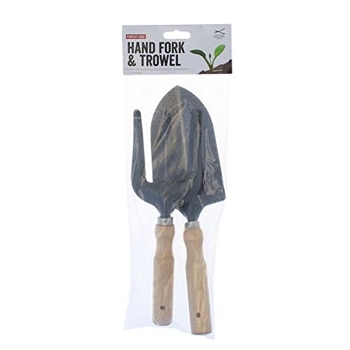 Ardisle Fork and Trowel Set Wooden Handled Stainless Steel Garden Tools Gardening Hand