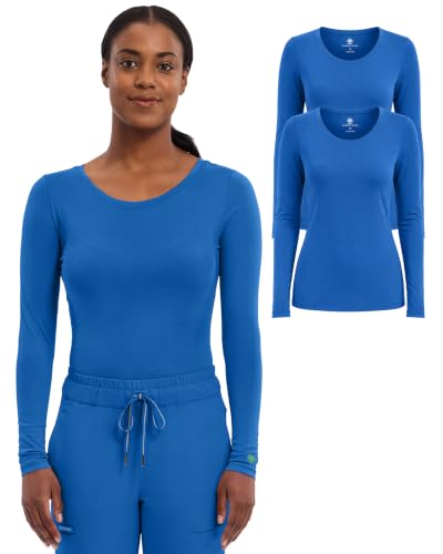 Image of Healing Hands Underscrub Long Sleeve Women Knits Scrub Tops
