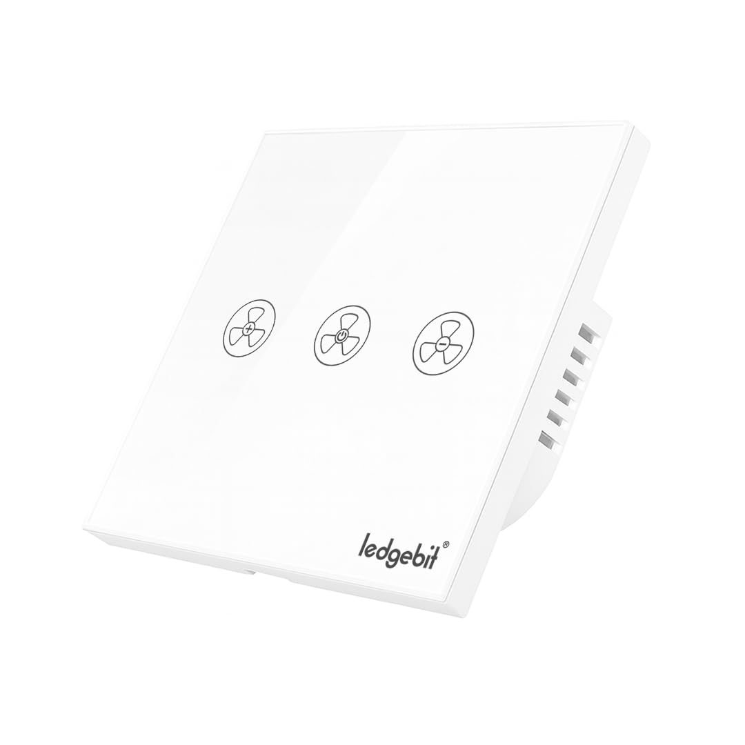 Ledgebit Wi-Fi Fan Dimmer Switch | Smart Touch Panel & Voice Control | Smart Life App | Alexa & Google Compatible-image-7