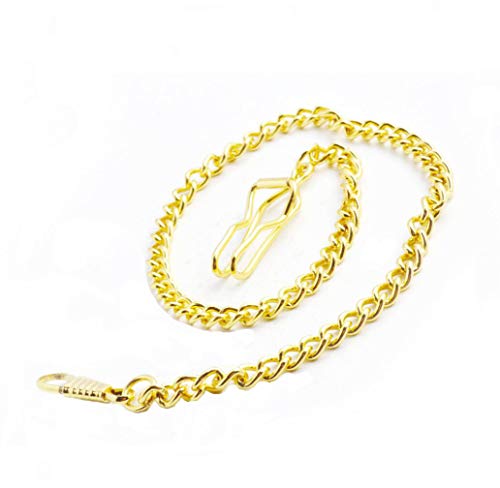 Llavero de Metal Chapado en Plata, 38 cm (Oro)