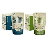 It’s Skinny Angel Hair and Spaghetti Bundle — Healthy, Low-Carb, Low Calorie Konjac Pasta — Fully Cooked and Ready to Eat Shirataki Noodles — Keto, Gluten Free, Vegan, and Paleo-Friendly (12-Pack)