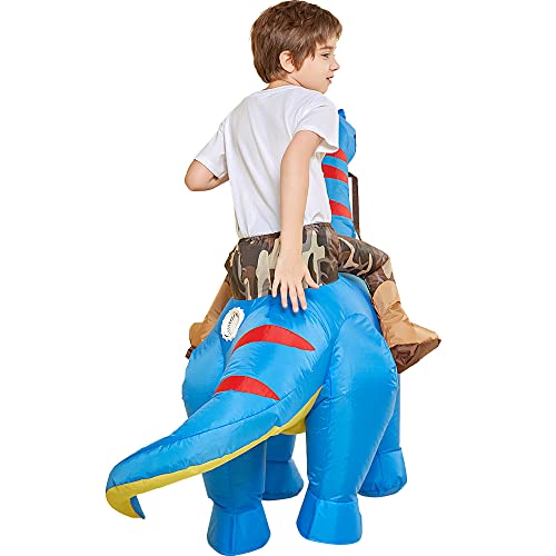 Disfraz Inflable de Dinosaurio Diplodocus para Niños miniatura 6