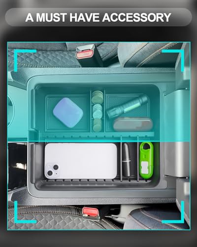 Image of CDEFG Center Console Organizer Compatible with 2023-2025 Honda Pilot /2024-2026 Ridgeline /2024-2026 Passport Accessories Middle Console Organizer Armrest Tray Storage Box