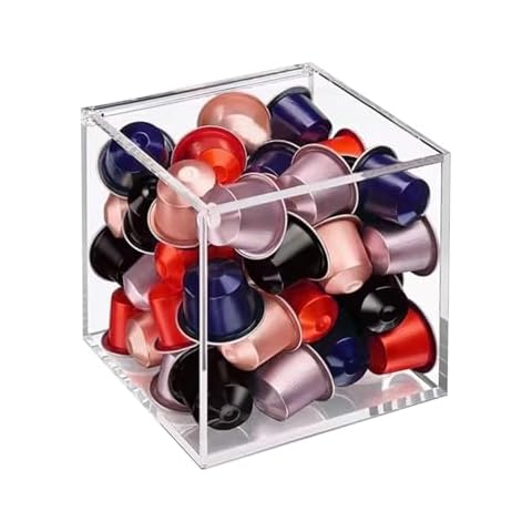 DARENYI Acrylic Coffee Pods Storage Box Cover