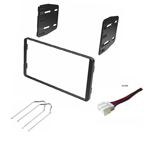 Car Stereo Dash Kit, Wire Harness, and Radio Tool for Installing a Double