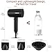 SHRATE Ionic Hair Dryer, Professional Salon Negative Ions Blow Dryer, Powerful 1800W for Fast Drying, 3 Heating/ 2 Speed, Cool Button, Damage Free Hair with Constant Temperature, Low Noise, Black