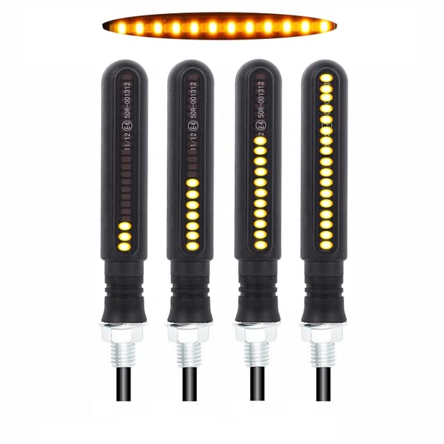 Cars - Covers & Ornamental Mouldings Brake Signal Daylight LED Motorcycle Cover for Ttr250 Tdm 900 Bajaj Pulsar 180 Kx250F Moto Guzzi V7 ʜопԀа Cbf 600 (4PCS)