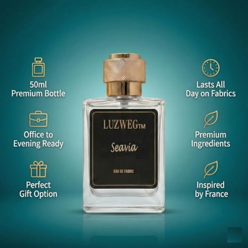 Image of Seavia 50 ml Luxury Perfume (Fresh & Aquatic) | Long Lasting Aquatic Unisex EDP | Premium Fresh Fragrance for Men & Women | Strong Everyday Signature Scent | Ideal Gift Option
