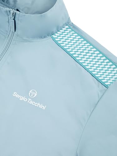 Sergio Tacchini Men's Dama Track Jacket- Celestial Blue3