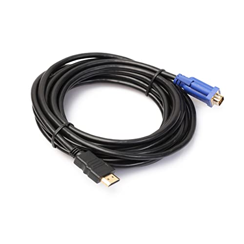 Cable VGA de 15 Contactos Jojofuny Transmisión Directa de 5m sin Chip Integrado