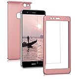 DOBLE PROTECCIÓN: El case completo oro rosa metalizado tiene dos caras. La cubierta posterior es antideslizante y la parte delantera es un marco de plástico. Se incluye lámina protectora para la pantalla.