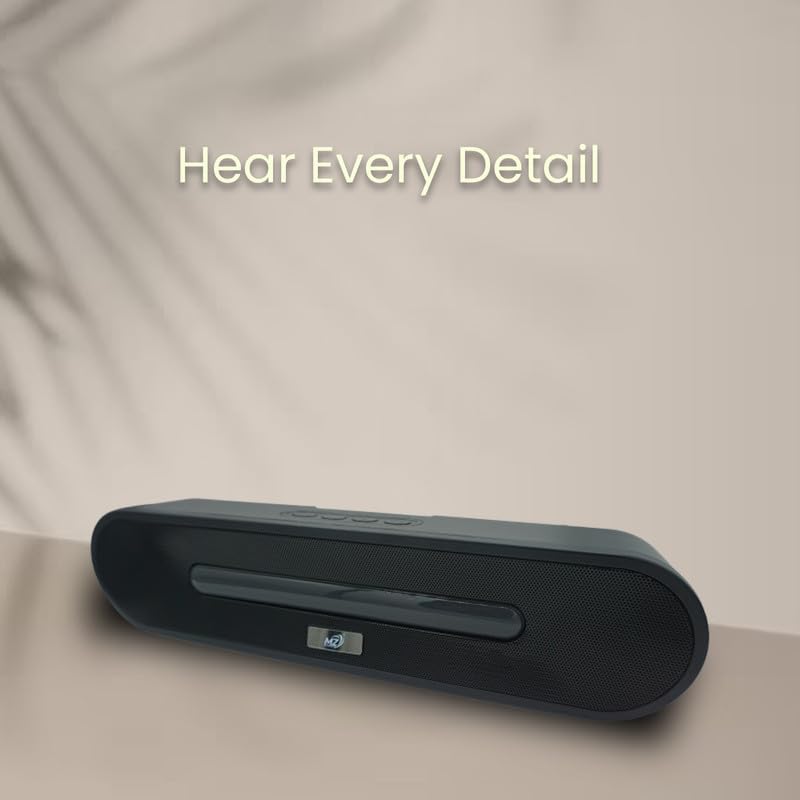 Image of Bluetooth 2.0 Channel Soundbar with High Bass 16 W RMS Output Bluetooth Speaker with RGB Led Lights
