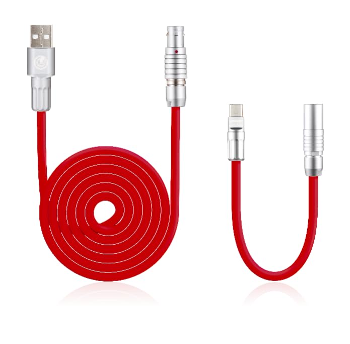 FLEMO USB C Cable, Ultimate Performance FLEMO Connector USB-C Cable, Data Transfer Keyboard Cable, Durable Silicone Charging Cable, USB-A to USB-C, 3.3FT (RED)