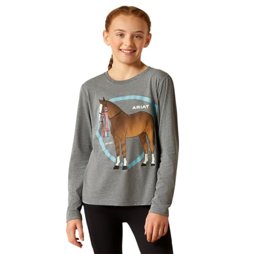 T-shirt manches longues ARIAT Champion Pony pour jeune cavalier taille M
