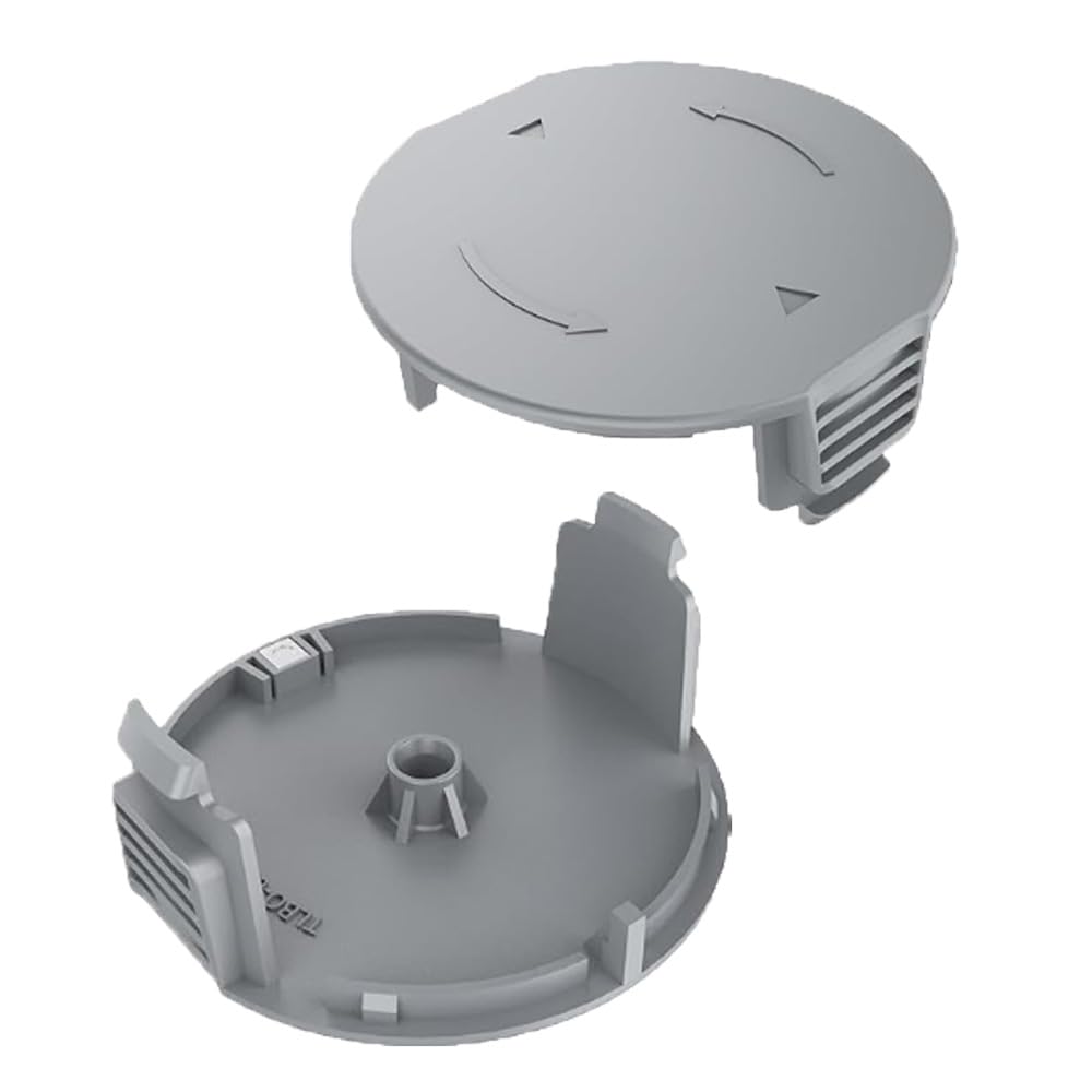 2 Pieces Trimmer Spool Cover Compatible with Bosch Universal GrassCut 18-26/18-230/18-260, 1600A01R5J Replacement Spool Cover Cap