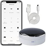 Smart Home Hub IR Blaster Remote Work with Wi-Fi,Infrared Android Phone iOS Home Automation Devices Smart Air Conditioner Controller,Voice Control Compatible with Alexa,Google Home,SmartThings,IFTTT.