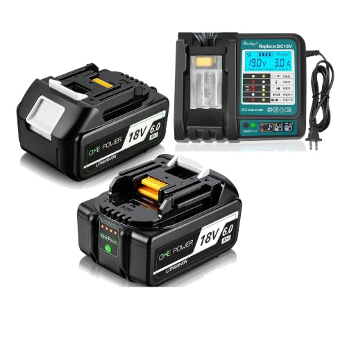 Amazon.co.jp: マキタ 18V バッテリー 充電器セット 6.0Ah BL1860B