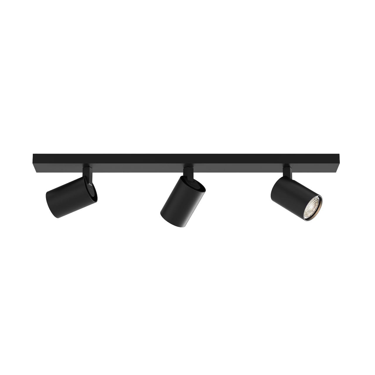 Ascoli Triple Bar Matt Black Spotlight Astro