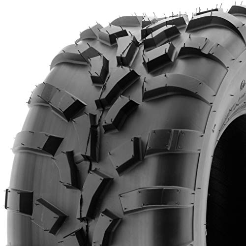 SunF 25x11-12 (25x11x12) ATV/UTV Off-Road Tire 6PR Directional Knobby Tread | A010