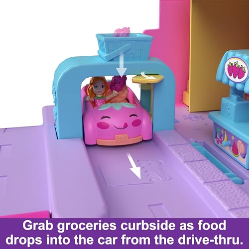 Figurines Polly Pocket Coffret Le marché de Pollyville Neuf - vue 6