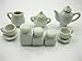 Mixed 10 White Ceramic Coffee Tea Time Set Dollhouse Miniature Kitchenware 13352