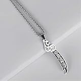 Muslim Zulfiqar Sword Of Imam Ali Stainless Steel Pendant Necklace