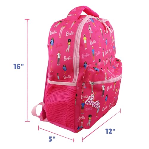 Barbie Ken Classic 16 inch Backpack (Pink, One Size)2