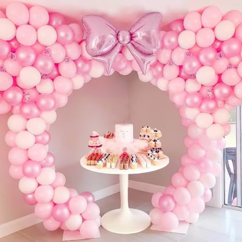 Image of PartyWoo Light Pink Balloons, 50 pcs 12 Inch Pearl Light Pink Balloons, Pink Balloons for Balloon Garland or Balloon Arch as Party Decorations, Birthday Decorations, Baby Shower Decorations, Pink-Z29