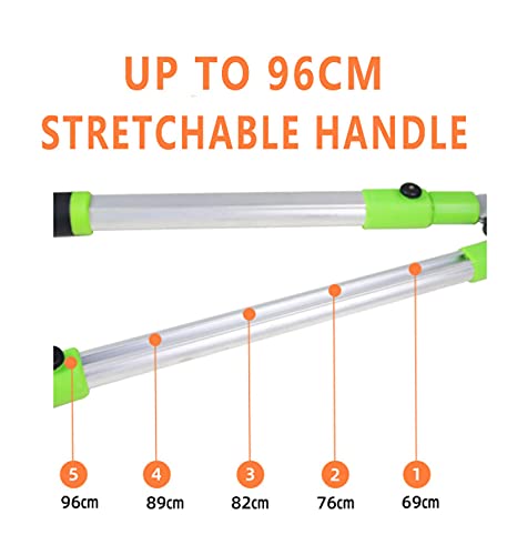 DuYong 106 cm SK-5 stalen blad tuintak trimmer, 5 posities verstelbaar, trimmer Oranje - Image 6