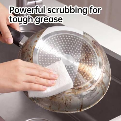 Image of JOYMOOP Textured Clean Sponges, Dual-Sided Non-Scratch Soft Scrub Dish Sponge, Safe for Non-Stick Cookware, Kitchen and Household Cleaning, 36 Pack [Grey & White]