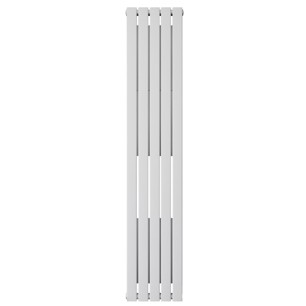 Milano Erin White Vertical Double Flat Panel Convector Radiator - 1780mm x 350mm