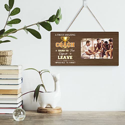 Orchroma A Truly Amazing Coach Is Hard To Find Picture Frame - Best Coach Gifts,Coach Birthday Retirement Thanksgiving Gifts,Graduation Gifts For Coach,Thank You Teacher Mentor Coach Picture Frame Gift 12X6 In #TOP3
