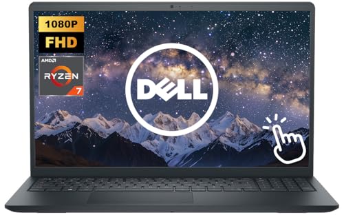 Dell Inspiron �m�[�g�p�\�R�� 15.6�C���` FHD �^�b�`�X�N���[�� �r�W�l�X&�w���p�m�[�g�p�\�R�� 32GB RAM 1.5TB �X�g���[�W (1TB SSD+ 512GB �O�t��)�AAMD Ryzen 7 7730U �v���Z�b�T�AWin