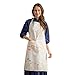 Maison d' Hermine Apron for women with Pocket 100% Cotton 27.50