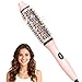 Bopcal Thermal Brush 3 in 1 - Thermobürste Rundbürste mit Digital Display, Ionische Lockenbürste Reduziert Frizz, Thermo Bürste für Glattes, Voluminöses & Lockiges Haar, Dual-Spannung, Rosa