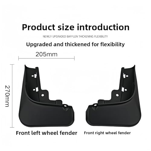 Guardabarros para coche con protección integral Tesla Model S 2023 5